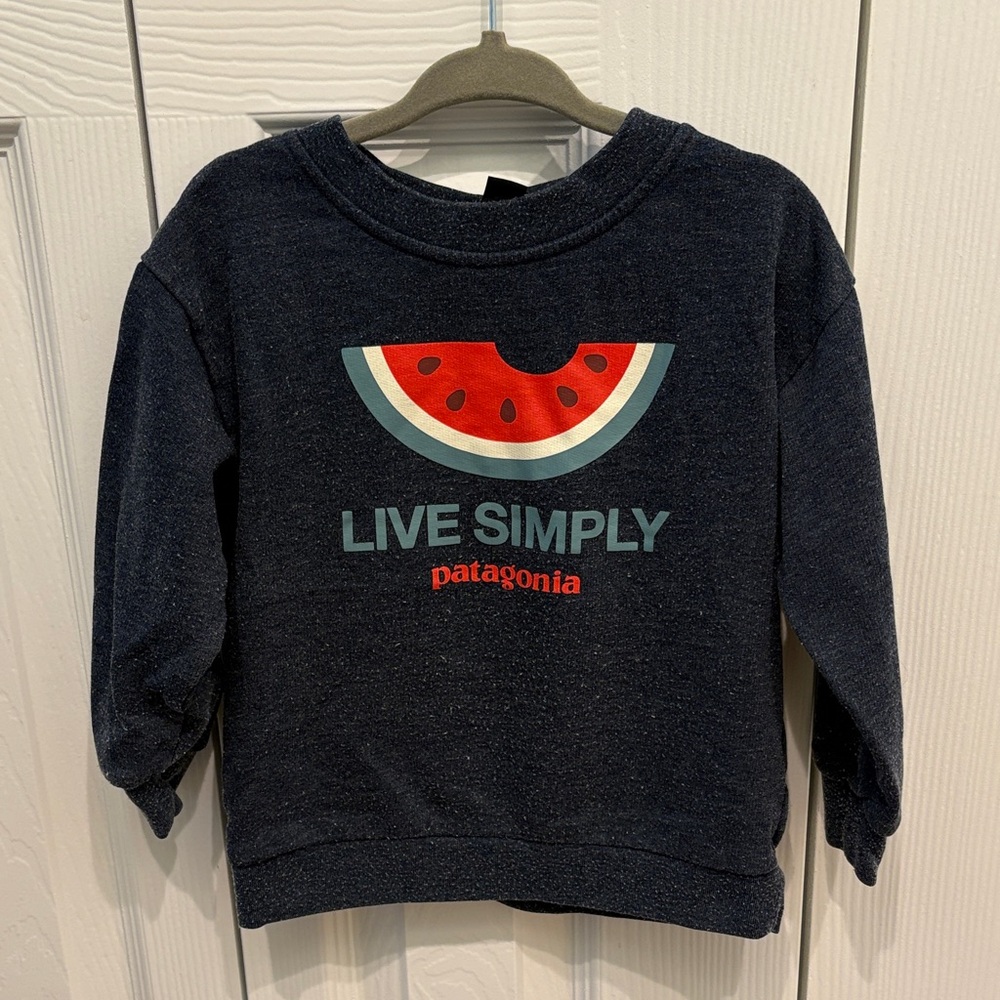 Patagonia Kids Dark Blue Watermelon Sweatshirt